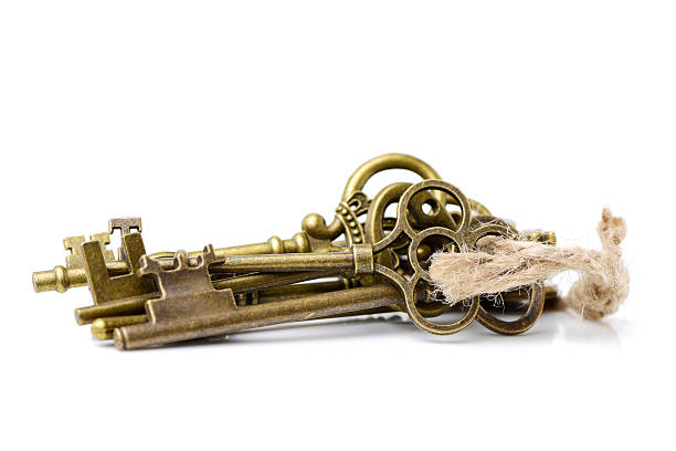 istock Group of old keys 509811930