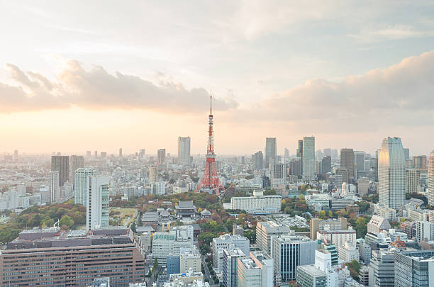 istock Tokyo tower and sunset sky in tokyo japan 509812794