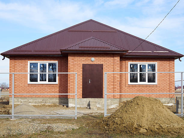 istock Building & Construction Site in progress to new house. 509815676