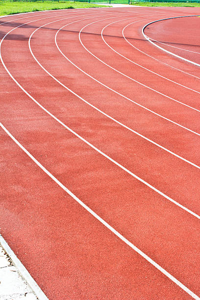 istock start running track rubber standard red color 509817702