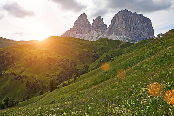 istock Sassolungo Mountain, Sassolungo 509824213