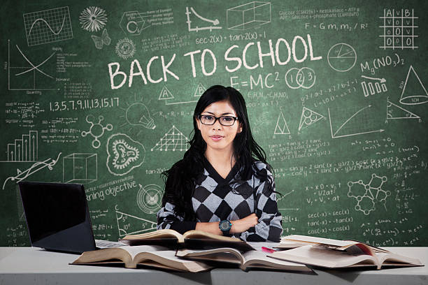istock Portrait of elegant student in class 509824621