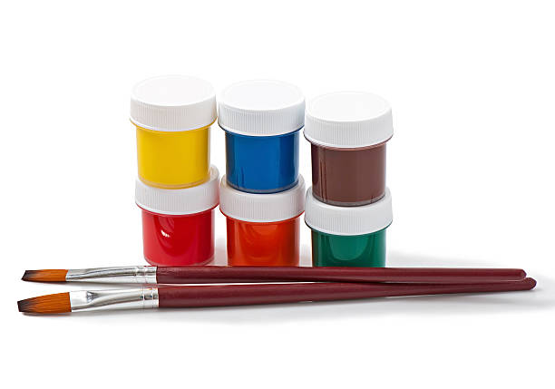 istock paint brushes and paints for drawing 509825831