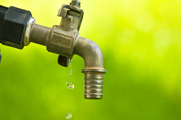 istock water valve on green background 509843292