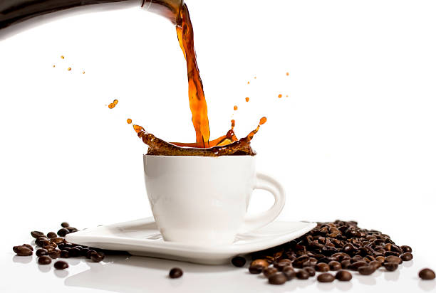 istock Cup of coffee splash 509844066