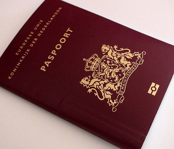 istock Dutch International Passport Paper 509846220