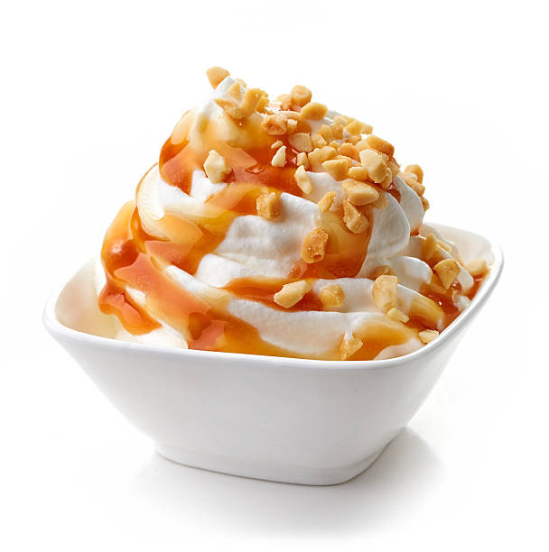 istock dessert cream with caramel and peanuts 509849110
