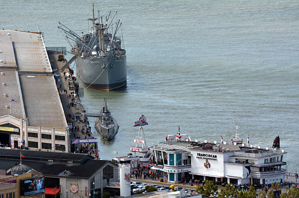 Historic tall ship San Francisco harbor.