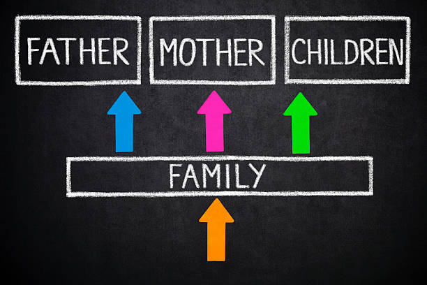 istock Diagram with Family 509850584