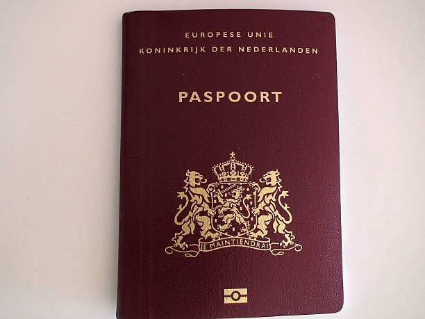 istock Looking At Dutch Official International Passport On The Table 509851324