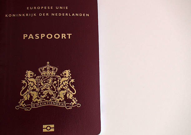 istock Dutch Official International Passport View 509851684