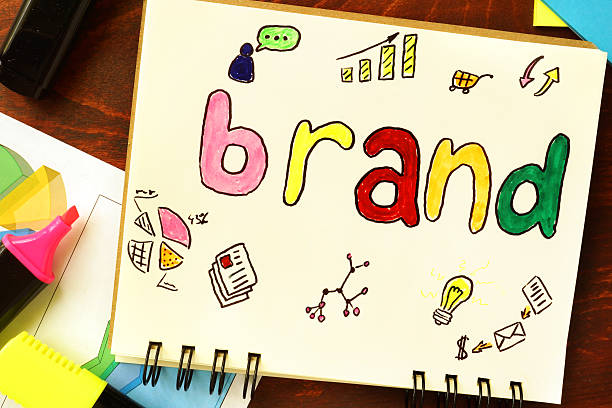 istock Notepad with brand. Branding concept. 509852466