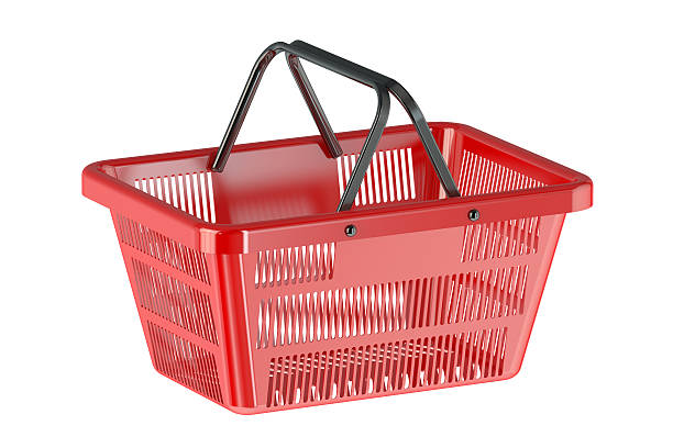 istock Red shopping basket 509856188