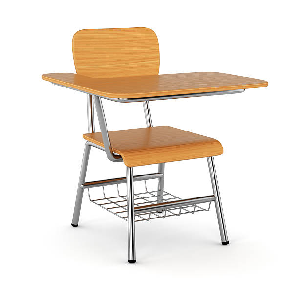 istock Wood school desk 509857038