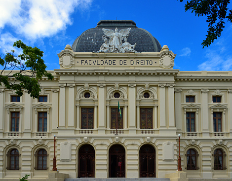 Recife, Pernambuco, Brazil: 19th century building of the Federal University of Pernambuco - Law School of Recife - Dr. Adolfo Cirne square - Faculdade de Direito - photo by M.Torres