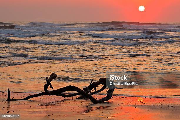 Seascape At Sunrise Stock Photo - Download Image Now - Abstract, Beach, Breaking Wave