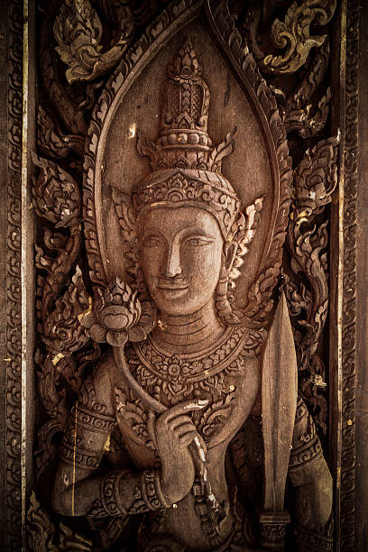 istock Thailand Wood Carving Art 509863983
