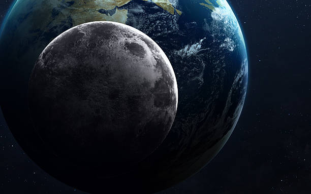 istock Earth and moon from space. Elements of this image furnished 509864204
