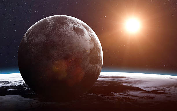 istock Earth and moon from space. Elements of this image furnished 509864404