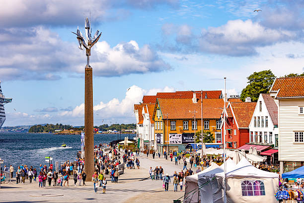 città di stavanger - rogaland county foto e immagini stock