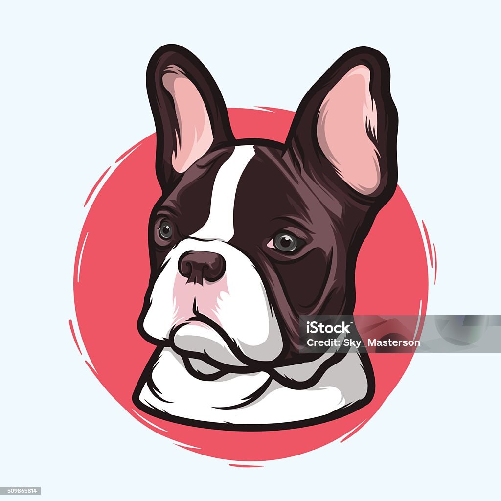 French Bulldog Closeup Portrait of the Domestic Dog French Bulldog Breed on the White Background. Hand Drawn Line Art. Vector Illustration. French Bulldog stock vector French Bulldog Closeup Portrait of the Domestic Dog French Bulldog Breed on the White Background. Hand Drawn Line Art. Vector Illustration. French Bulldog stock vector