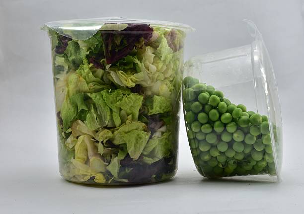 Fresh Lettuce mix and peas