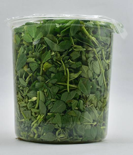Fresh fenugreek or methi pack
