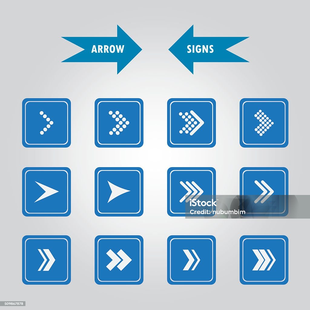 Sign System Arrow Arrow Sign Stock Illustration - Download Image Now - Arrow Symbol ...