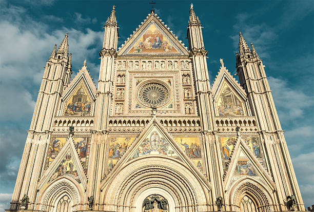 istock Orvieto Cathedral, facade close-up 509867956
