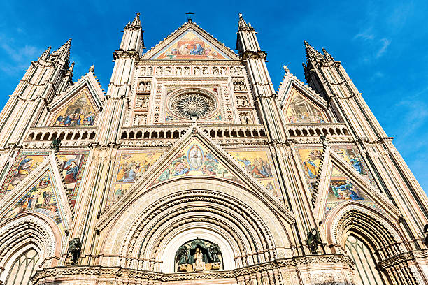 istock Orvieto Cathedral, facade close-up 509868142
