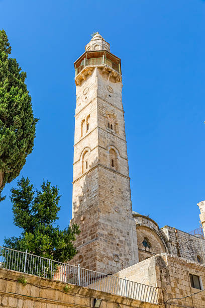 istock Omer mosque minaret in Jerusalem 509871232