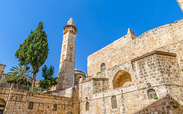 istock Omer mosque minaret in Jerusalem 509871490