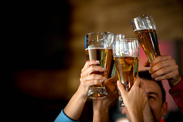 istock Friends making a toast at the bar 509872242