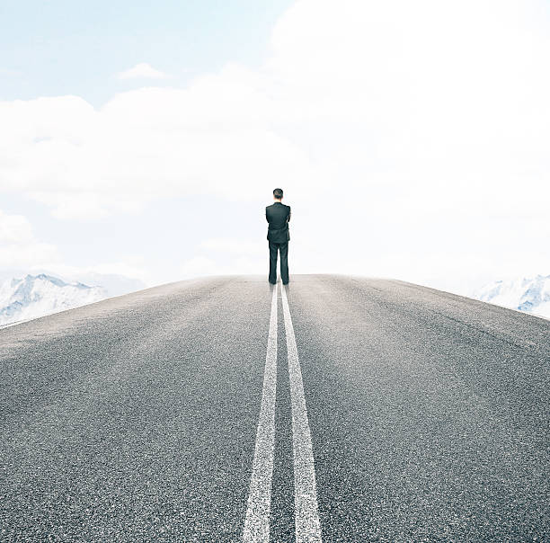 istock businessman  on road 509872600