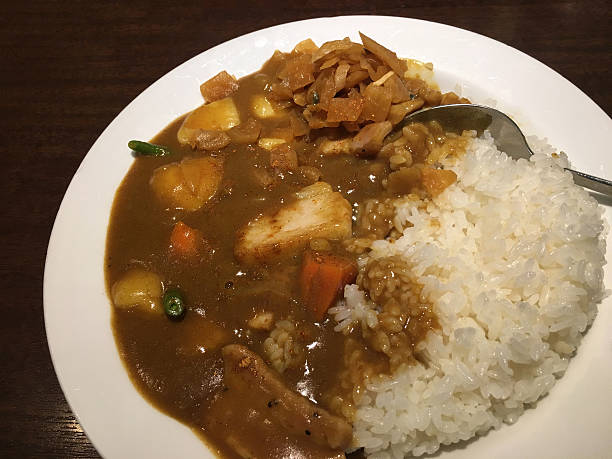 istock Soft focus on Fried pork with curry sauce 509872758