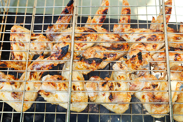 istock grilled chicken wings on barbecue 509892519