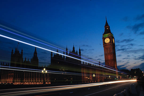 istock Big Ben and the light trail 509892933