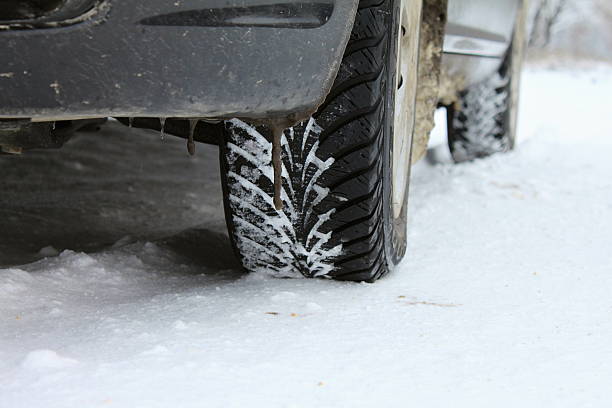 istock Winter tires in the snow 509892939