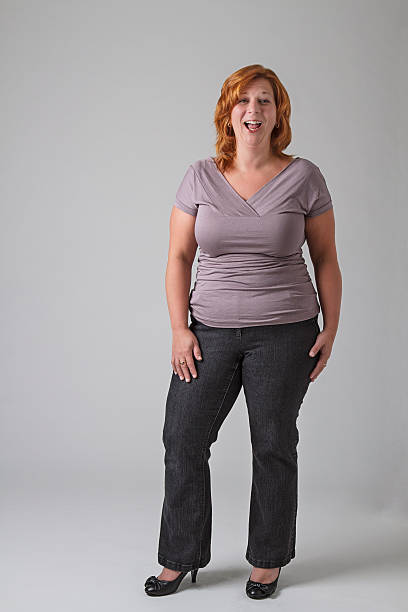 istock Happy round woman 509894925