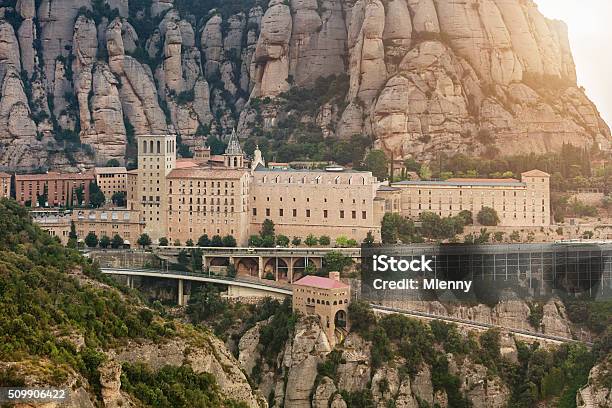 Montserrat Monastery Barcelona Catalonia Spain Stock Photo - Download Image Now - Montserrat - Catalonia, Catalonia, Monastery