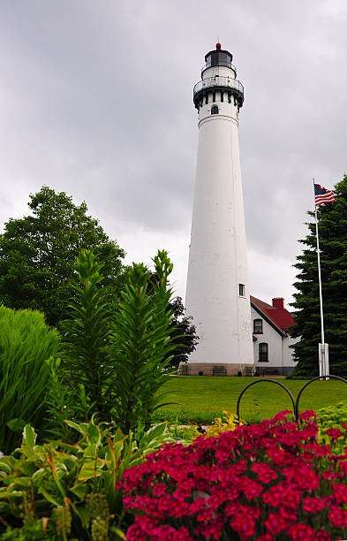 istock Lighthouse on Lake Michigan 509908034