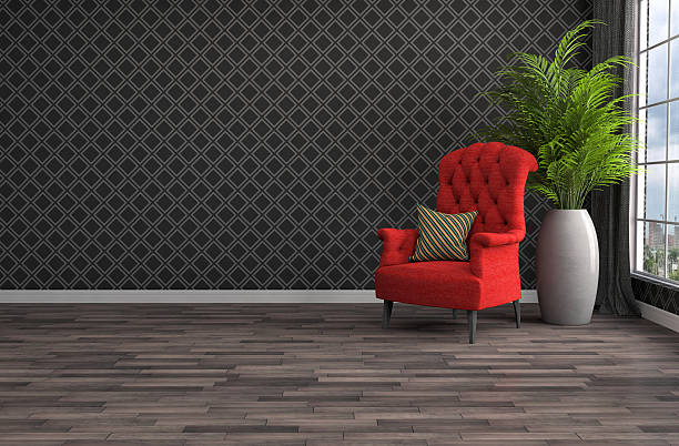 istock interior with chair. 3d illustration 509909986