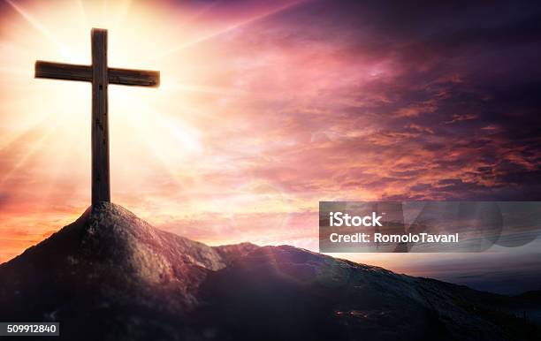 Mystery Of The Crucifix Symbol Of Faith Stock Photo - Download Image Now - Religious Cross, Cross Shape, Jesus Christ