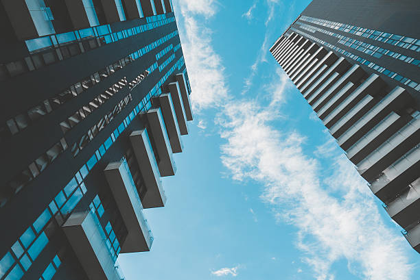 istock Futuristic towers in the city 509915844