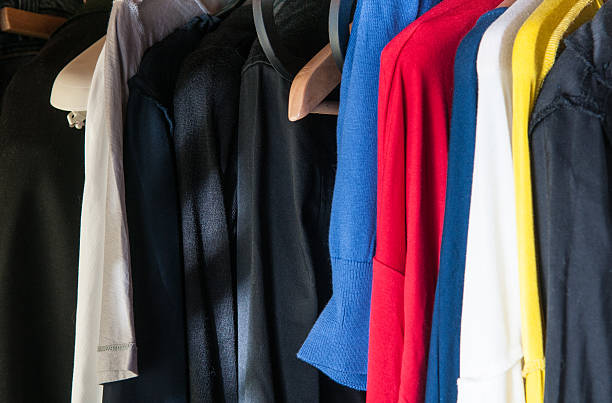 istock Hangers with clothes - Stock Image 509916256