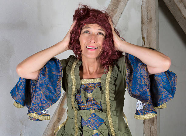 istock woman in historical costume 509916311