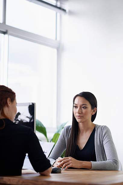 istock Calm and poised for her job interview 509916919