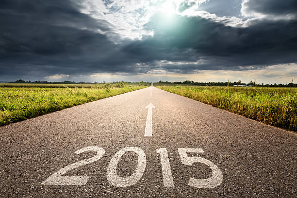 istock Driving on an empty road to new 2015 509920041