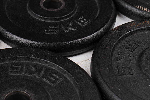 istock Bodybuilding Weights. Workout, training, Gym concepyt. Sport background 509920670