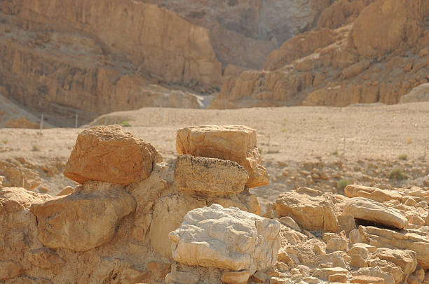 Qumran Archaeological site dead sea scrolls stock pictures, royalty-free photos & images